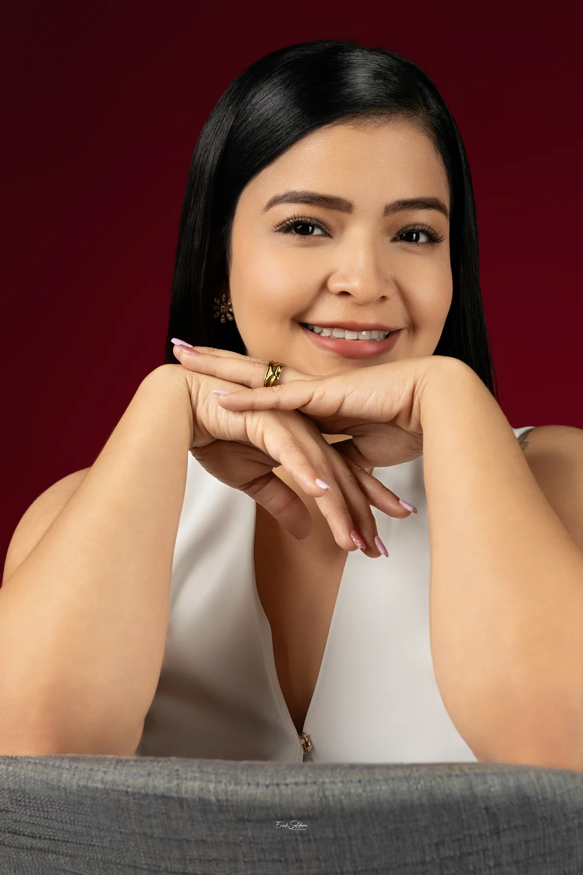 Retrato editorial en primer plano